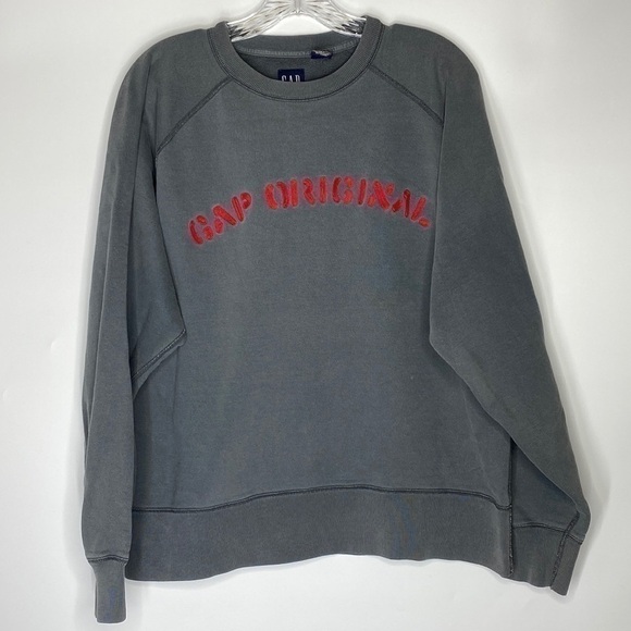 GAP Other - Vintage Gap Gray Crewneck Sweatshirt Gap Original Men's Size Small